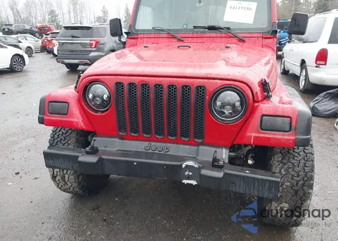 2002 Jeep Wrangler Se z USA, uszkodzony, nr VIN 1J4FA29P02P733348